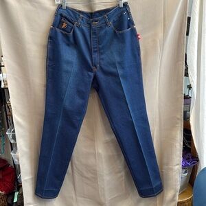 Vintage 80s Braxton High Rise Straight Leg Jeans Size 12